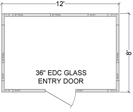 Glass Door Storage Cooler/Beer Cave - Fully Customizable