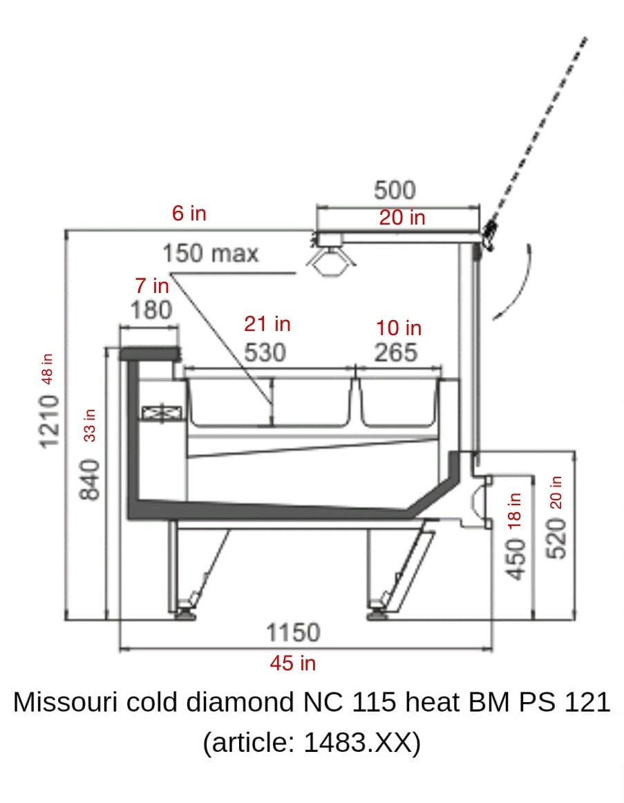 Missouri Hot Food Steam Table - Electric - HL